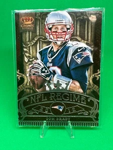 Tom Brady 2012 Panini Crown Royale NFL Regime #7 New England Patriots - Picture 1 of 2