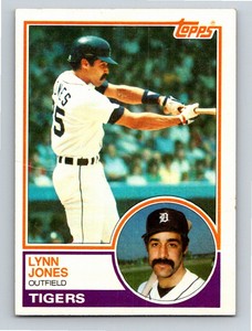 1983 Topps Lynn Jones Detroit Tigers #483