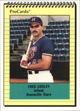 1991 Huntsville Stars ProCards #1803 Fred Cooley