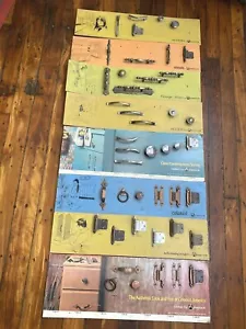 8 placas de hardware vintage C.1970 AMEROCK, modernas medias ~ bisagras, asas, perillas - Imagen 1 de 11