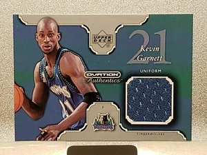 2002-03 Upper Deck Ovation Authentics Kevin Garnett Jersey Timberwolves #KG-U - Picture 1 of 3