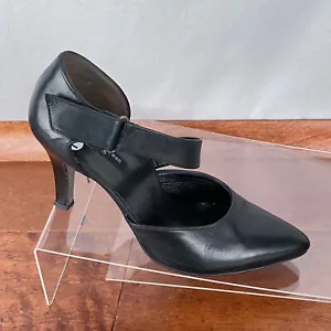 Paul Green Desire D'Orsay Black Pointy Toe Pumps Heels Womens Size 7.5 UK 5 - Picture 1 of 9