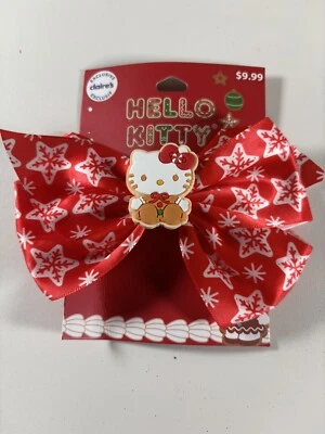 New Hello Kitty Christmas Bow Barrette from Claire's - Image 1 of 2
