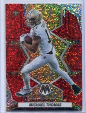 2022 Panini Mosaic Sparkle Red Sparkle Michael Thomas New Orleans Saints SP 