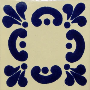 9 Tiles Handpainted Clay Mexican Talavera 4X4Mexican Ceramic Decorative Tal C355 - Picture 1 of 1