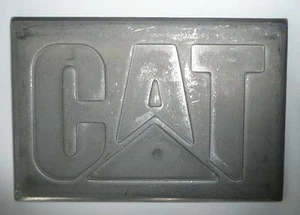 Placas de identificación CAT metálicas 4,5" x 6,5" NUEVAS  - Imagen 1 de 2