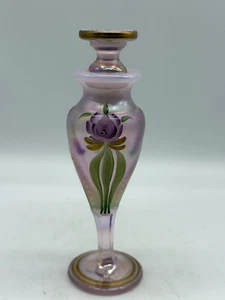 Fenton Pink Floral Parfum Flakon Nouveau Floral #972 Lynn Fenton handbemalt - Bild 1 von 13