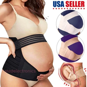 Maternity Band Abdomen Waist Back Support Belt Pregnancy Tummy Belly Brace Women - Picture 1 of 16