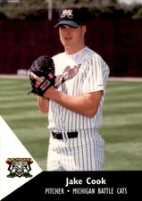 1995 Michigan Battle Cats Team Issue 7 Jake Cook Indianapolis IN Greenville Ohio
