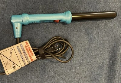 Le Angelique Ultimate Clip-less Curling Iron Swivel Cord Tangle Free Blue - Image 1 of 4