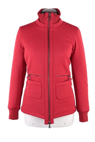 Giacca invernale isolata Prada LUNA ROSSA rossa sportiva da donna taglia 42 IT
