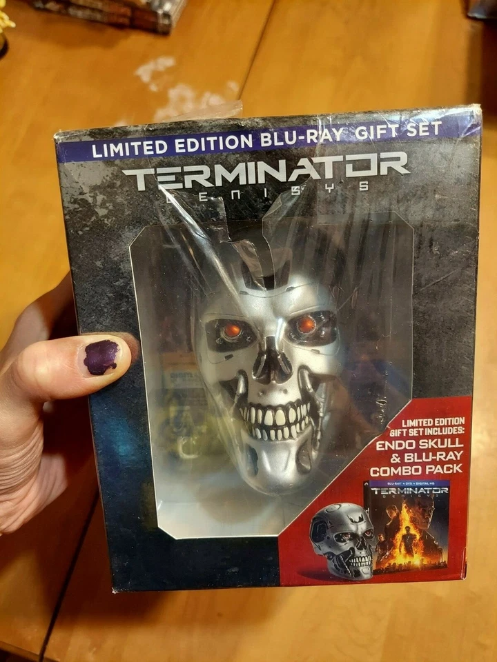 Terminator Genisys Limited Edition Blu Ray Gift Set Endo Skull Combo Pack READ - Image 1 of 4