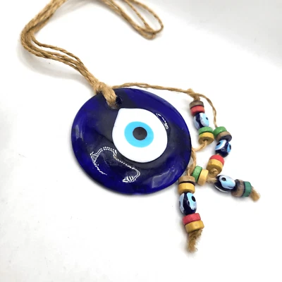 Pingente de vidro Evil Eye 2,5 polegadas de diâmetro - Imagem 1 de 4