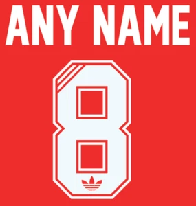 Beliebiger Name Nummer Fußballtrikot Fußball Nummern Trefoil Fußball Arsenal - Bild 1 von 1