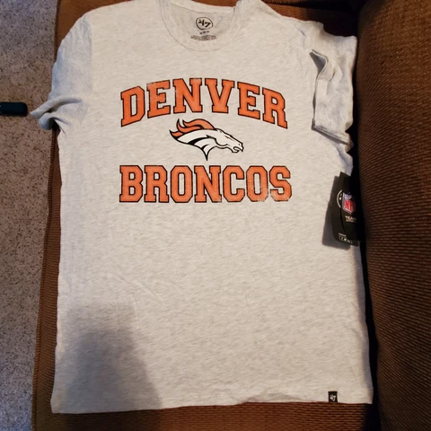 Denver Broncos Gray T-Shirt Cover