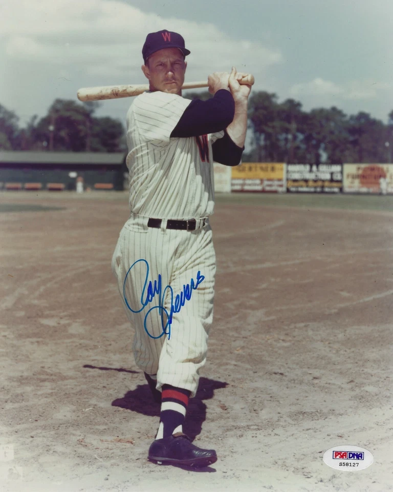 Roy Sievers Autographed Signed 8x10 Photo Washington Senators - PSA/DNA COA - Image 1 of 1