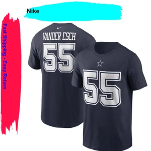 Nike Youth Dallas Cowboys Leighton Vander Esch #55 Navy T-Shirt-M - Picture 1 of 3