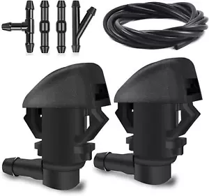 Windshield Washer Nozzles Kit, Front Windshield Spray Nozzles Wiper Spray Washer - Picture 1 of 7