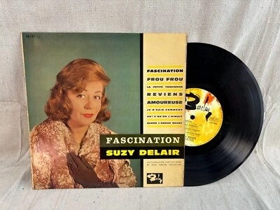 SUZY DELAIR FASCINATION ~ 10" EP Barclay 80127 ~ French Record Foto 1 de 4