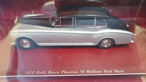 TrueScale 1970 Rolls Royce Phantom VI Mulliner Park Ward Silver/Black 1:43 Scale - Picture 1 of 5