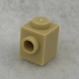 LEGO 87087 Tan Brick, Modified 1 x 1 with Stud on Side (x1) - Picture 1 of 3
