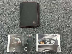GENUINE SEAT LEON 2009-2012 OWNERS MANUAL HANDBOOK AUDIO MANUAL WALLET PACK #1 - Picture 1 of 3