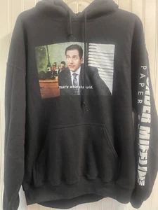 The Office Hoodie L schwarz TV Show Dunder Miffin Papier Co Hülle - Bild 1 von 11