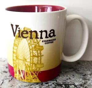 Starbucks 2011 Collector Series 16 oz. Taza Viena Austria Global Icon (EUC) - Imagen 1 de 6