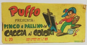 91013 PUFFO presenta Pinco Pallino striscia a. 1 n. 27 - Mancini 1953 - Imagen 1 de 5