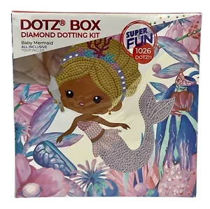 Dotz Diamond Dotting Kit Baby Meerjungfrau All Inclusive 8,7 x 8,7 Kinder Alter 8+ - Bild 1 von 10