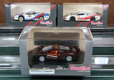 LOT 3 JAGUAR XJ 220 "DETAIL CARS" (CORGI) DIECAST AUTOS 1:43 SCALE W/CASE (NIB) - Image 1 of 4