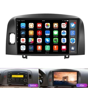 9" Autoradio Stereo GPS Navi Android 12 Wifi RDS passt für Hyundai Sonata NF - Picture 1 of 7
