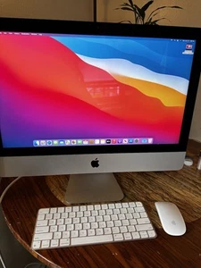 2019 Apple iMac 4K 21.5" Intel i3 3.6GHz 8GB RAM 1TB HDD Silver A2116 - Afbeelding 1 van 3