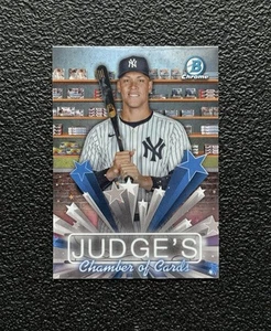 2025 Bowman Cromo AARON Giudice Camera delle Carte Inserto SP! *Yankees - Foto 1 di 2