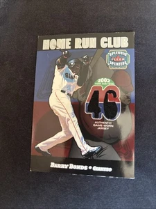 2003 Fleer Splendid Splinters Home Run Club Barry Bonds Game Worn Jersey /599 - Picture 1 of 4