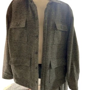 Lucky Brand Vintage inspiriert Herren Hahnentritt Wollmischung Shacket XL Retro warm - Bild 1 von 9