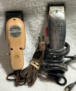 2 Tagliabordi Elettrico Vintage Uomo, Wahl Professionale Solido Small & Andis Master M - Foto 1 di 8