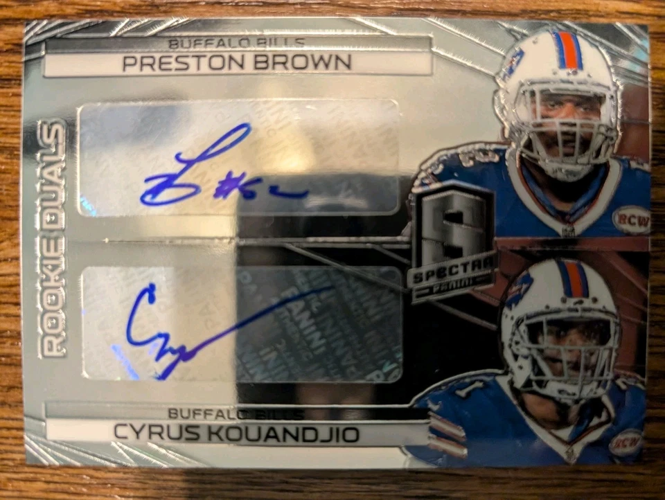 PRESTON BROWN CYRUS KOUANDLIO 2014 Panini Spectra AUTO /149 Card PWE - Image 1 of 1
