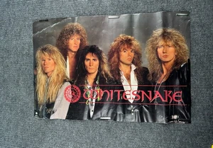 Póster promocional vintage Whitesnake Slip Of The Tongue 1989 música rock 34x23 raro - Imagen 1 de 15