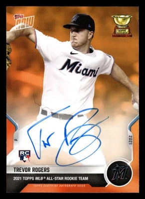 2021 Topps Now Rookie Cup AUTOGRAPH Trevor Rogers - Image 1 of 2