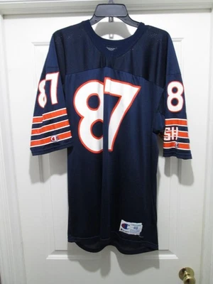 CHICAGO BEARS # 87 AUTHENTIC VINTAGE CHAMPION FOOTBALL JERSEY TOM WADDLE SIZE 48 - Image 1 of 4