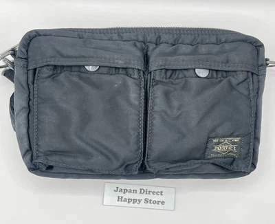 Auténtico Bolso de Hombro PORTER Yoshida Tanker Negro Nylon Japón Usado Foto 1 de 4
