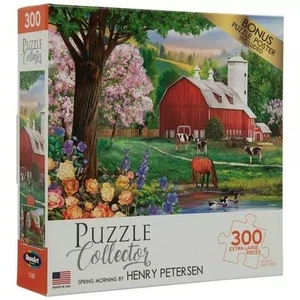 RoseArt jigsaw puzzle;  Spring Morning by Henry Peterson;  300 large pcs - Picture 1 of 2