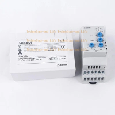 NEW 1PC Crouzet 3-Phase Multifunction Control Relay HWUA 84873026 - Image 1 of 4