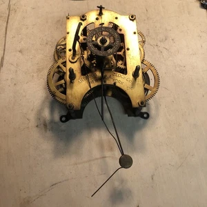 Vintage Lebkuchen Ansonia Mantelaufzug Uhrwerk Teil - Bild 1 von 11