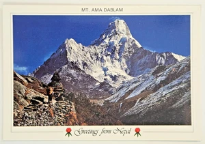 Mt Ama Dablam Everest Region Grüße aus Nepal Postkarte - Bild 1 von 2