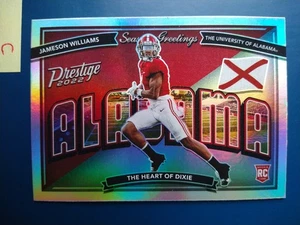 2022 Panini Prestige Seasons Greetings Jameson Williams #SG-10 Alabama RC - Picture 1 of 2