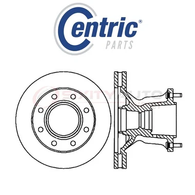 Centric C-TEK Disc Brake Rotor for 1996-2002 GMC Savana 3500 5.7L 6.5L 7.4L yo Foto 1 de 4
