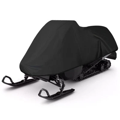Snowmobile Trailerable Sled Storage Cover Heavy Duty Waterproof Up to 90" 420D - Image 1 of 4