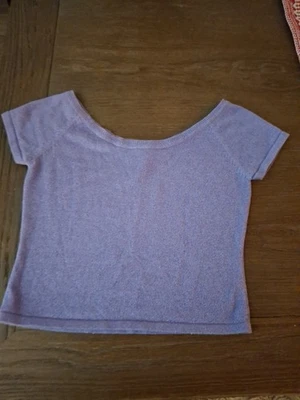 Top corto vintage Esprit de Corp talla S para mujer brillante lavanda ¡lindo pequeño! Foto 1 de 4